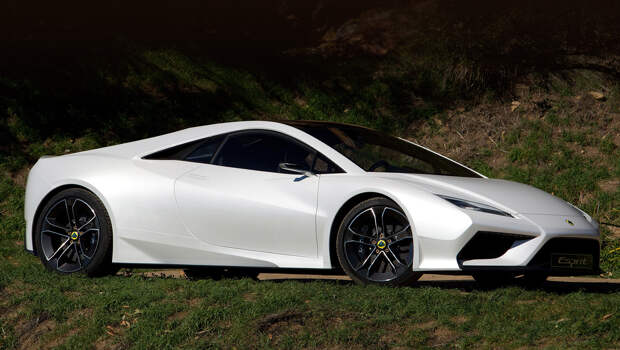 Lotus esprit. Оригинальный спорткар Lotus Esprit выпускался с многочисленными изменениями с 1976 по 2004 годы, а намёком на возможный возврат имени стал концепт Esprit 2010-го (на фото), приводимый в движение мотором V8 5.0 мощностью 620 «лошадок».