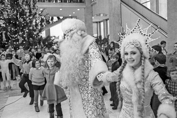 Новогодний хоровод в Кремлевском дворце съездов, 1977 год