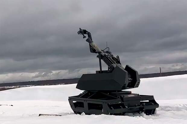 Появилось первое видео испытаний НРТК с минометным модулем "Багульник -82"