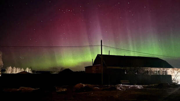 Полярное сияние увидели жители нескольких регионов России