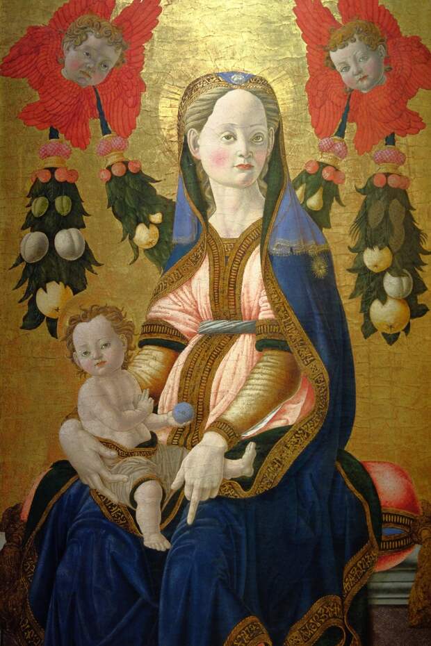 , Джованни ди Франческо дель -Сервельера Мадонна с младенцем, 1412 — 1459