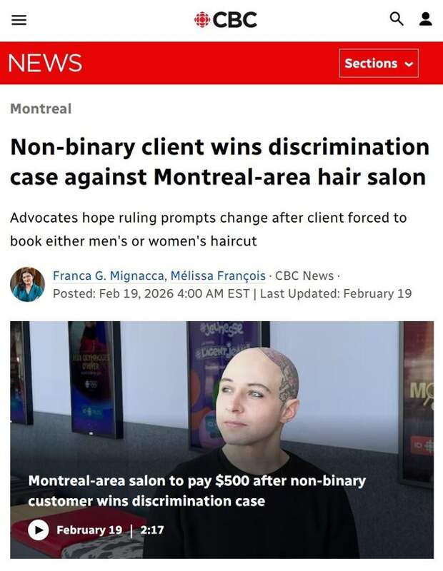 500 долларов компенсации за отсутствие категории стрижки для «оно»