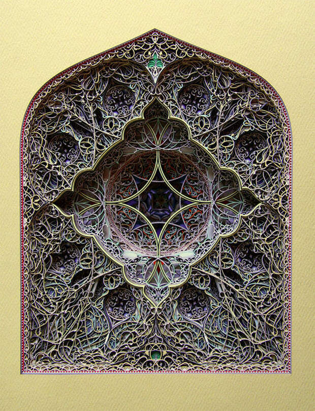 Фотография: Ажурные витражи из... картона №19 - BigPicture.ru