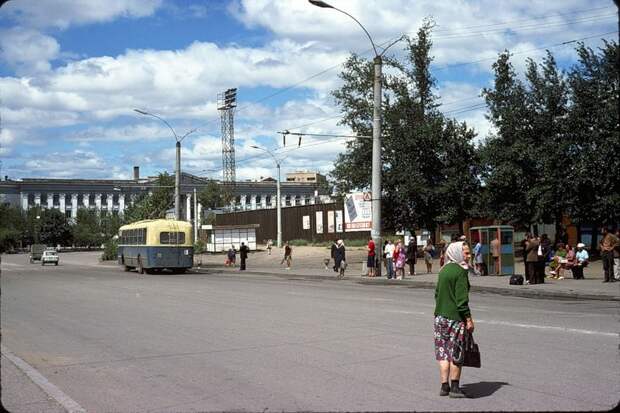 СССР из окна поезда в 1975 г. 927 СССР из окна поезда в 1975 году