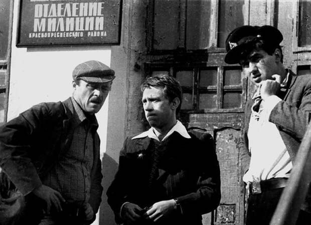На съёмках фильма «Место встречи изменить нельзя». На съёмках фильма «Место встречи изменить нельзя».