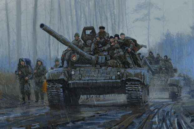 Война в работах художника Данила Багринцева