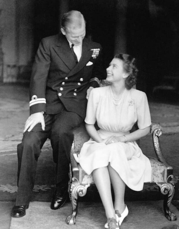 Принц Филипп и принцесса Елизавета