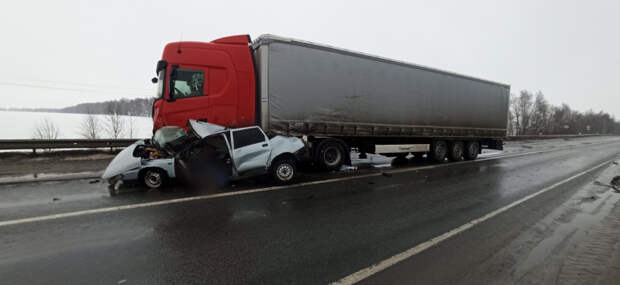 Названа предварительная причина автокатастрофы на трассе в Рязанской области