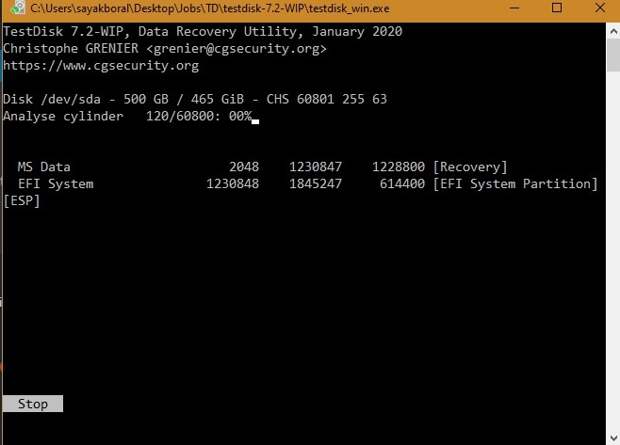 Restore Accidentally Deleted Crashed Hard Drive Testdisk Analyse Partitions