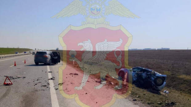 Три человека пострадали в ДТП на трассе Симферополь — Евпатория