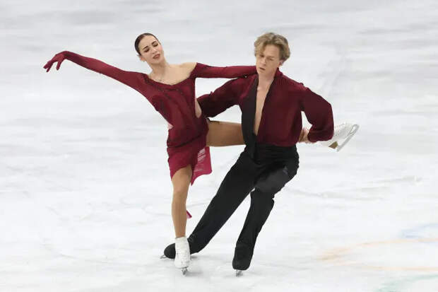 Диана Дэвис и Глеб Смолкин на Олимпиаде