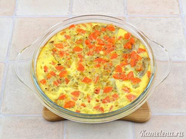 Рыба, запеченная с морковью и луком — 9 шаг