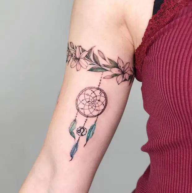 Ловец снов тату: 15 интересных идей, на которые стоит обратить внимание