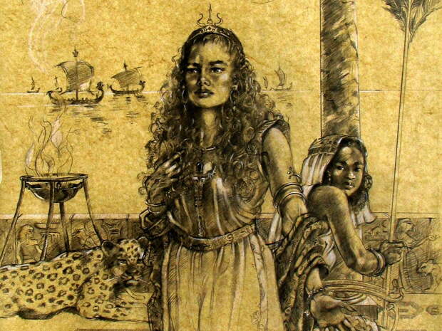 Так романтично в воображении современного нам художника выглядела основательница Карфагена Элисса, она же Дидо - Мегаполис, стёртый с лица земли | Warspot.ru