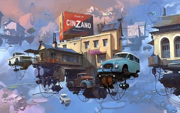 Станция Cinzano. Серия Universo Chatarra (Вселенная хлама). Станция Cinzano. Серия Universo Chatarra (Вселенная хлама). Альтернативные Миры, творчество, художники