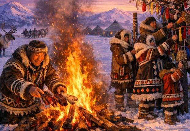 От священного костра до курантов: многоголосье российского Нового года