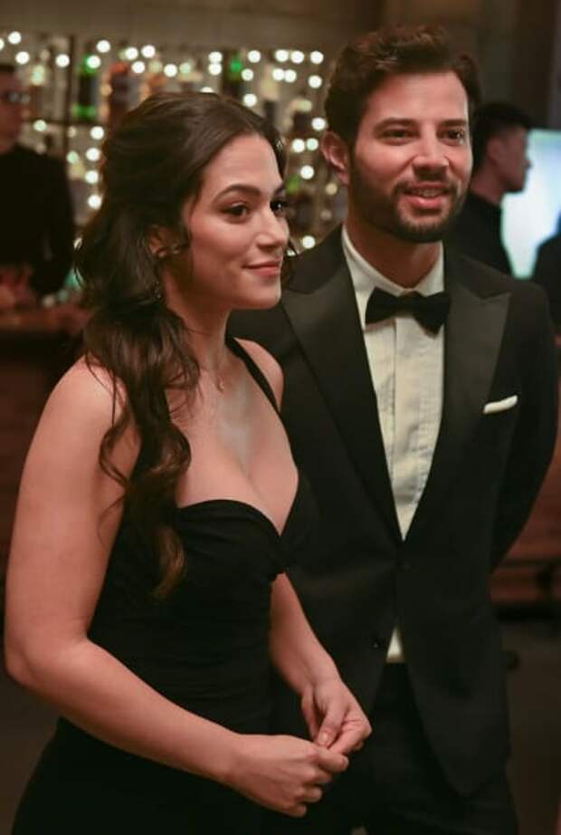 Gabriela and Diego stand awkwardly during a convo - Fire Country Season 2 Episode 8