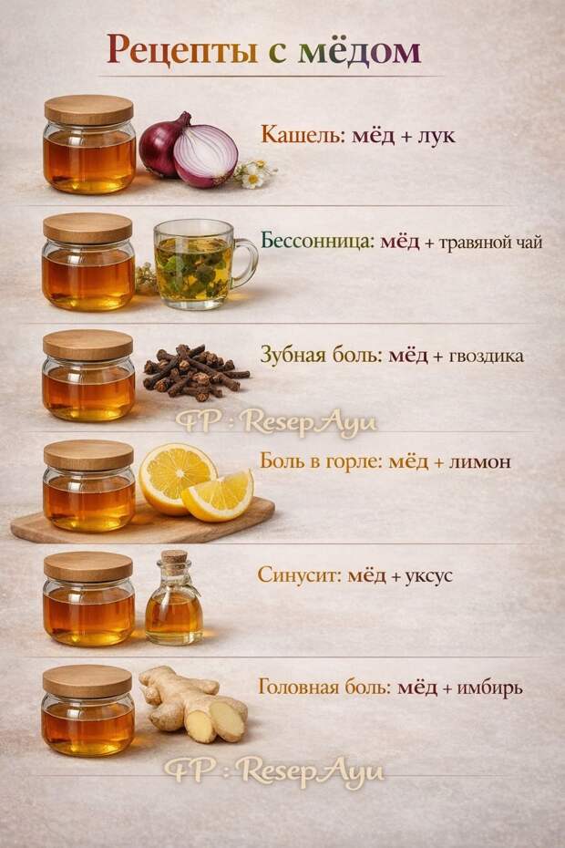 Здоровье>Мёд — простой помощник для здоровья!