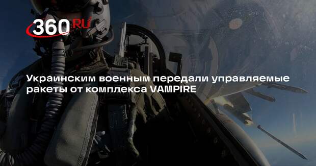 Украинским военным передали управляемые ракеты от комплекса VAMPIRE