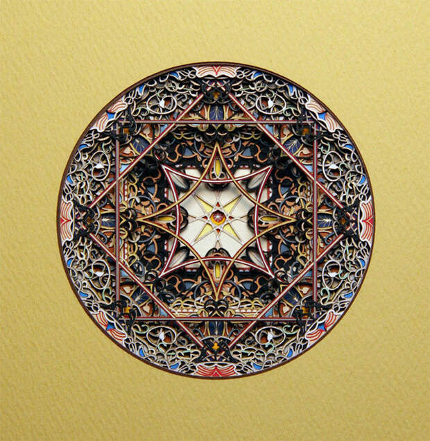 Фотография: Ажурные витражи из... картона №22 - BigPicture.ru