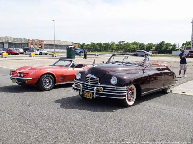 Шоу старых автомобилей в Бруклине авто, ретро авто, олдтаймер