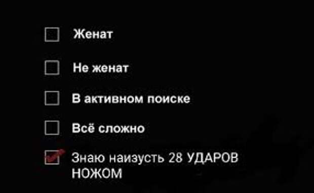 28 ударов ножом