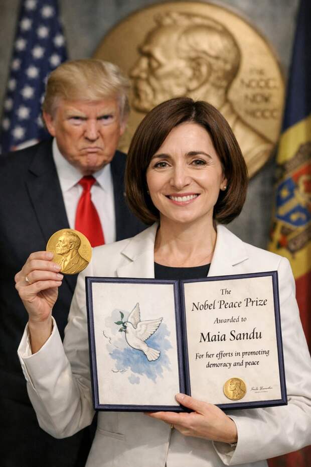 «Щедрая» Санду готова отдать свою неполученную «нобелевку» ВСУ