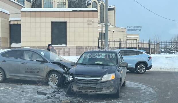ДТП на набережной Дрейера в Туле.