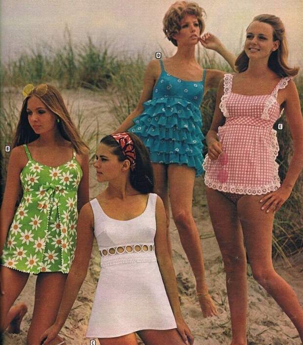 Пляжная мода 60-х
