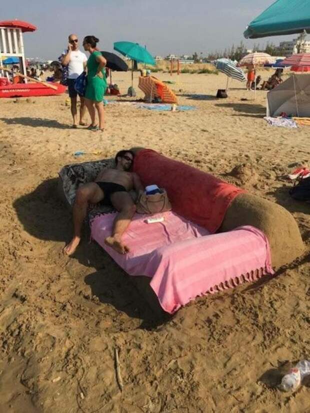 Самый правильный замок из песка