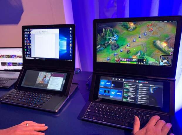 Красивые концепции Intel с двумя экранами: какими могут быть ноутбуки через 2 года