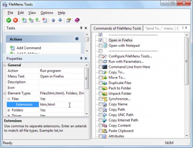 Как изменять контекстные меню Windows с помощью FileMenu Tools