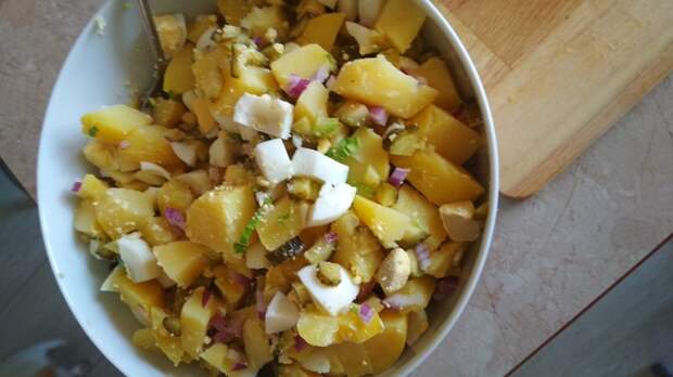 Картофельный салат Рецепт, Национальная кухня, Длиннопост