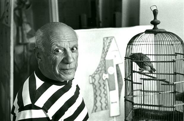 Рене Бурри - Пабло Пикассо, Канны 1957 Весь Мир в объективе, история, фотография