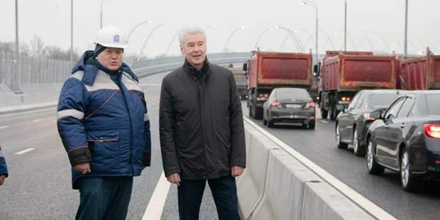Собянин открыл движение по уникальному балочному мосту в СЗАО/mos.ru