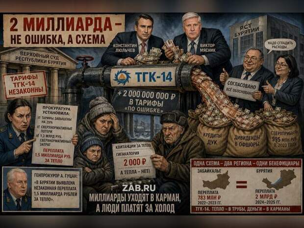 ТГК-14 и «бурятский котёл»: те же владельцы, те же схемы, ещё 2 миллиарда