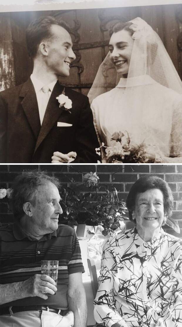 5. "60 лет вместе, и дедушка все еще смотрит на бабушку с любовью"
