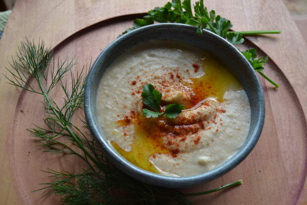 Хумус из белой фасоли. По рецептам еврейской кухни.
