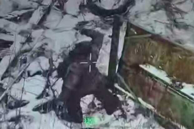 Российский боец поразил гранатой дрон ВСУ и попал на видео