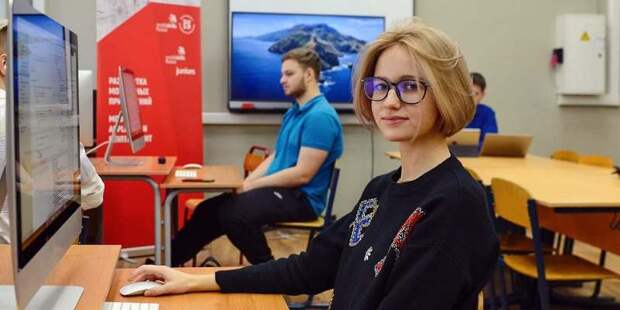 В детском технопарке «Байтик» в Москве создали ИТ-коворкинг для школьников — Сергунина. Фото: Ю. Иванко mos.ru