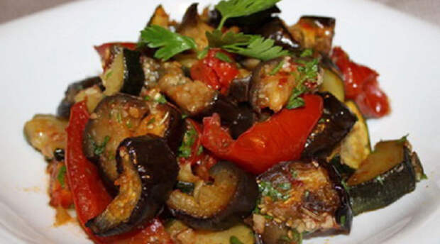 Невероятно вкусные запеченные овощи в маринаде