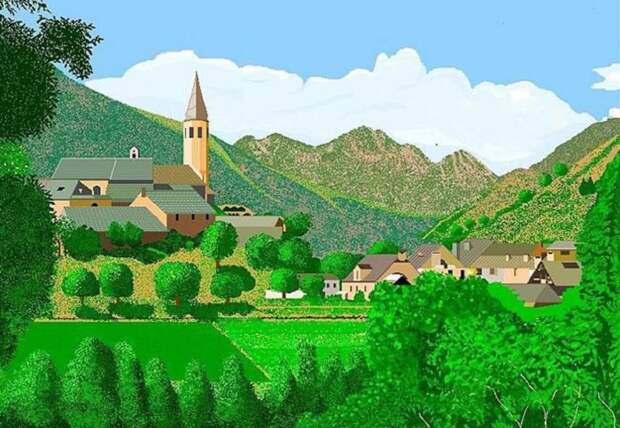 Пожилая женщина, освоившая MS Paint, стала популярной в Сети благодаря своим рисункам