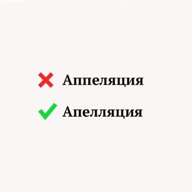 S12 слов в которых многие постоянно удваивают не те буквы