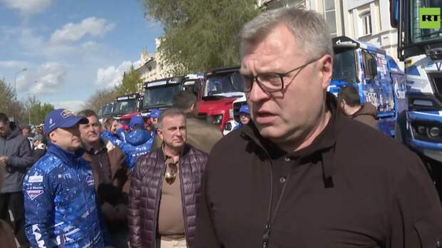 Губернатор Астраханской области Бабушкин пожелал удачи участникам ралли-рейда «Золото Кагана — 2026»