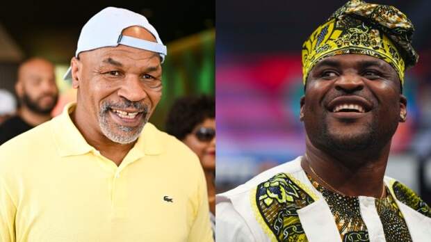 Mike Tyson and Francis Ngannou