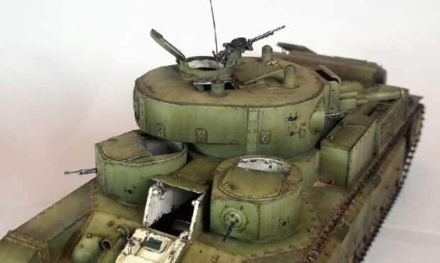 Советский танк Т-28. Гремя огнём, сверкая блеском стали