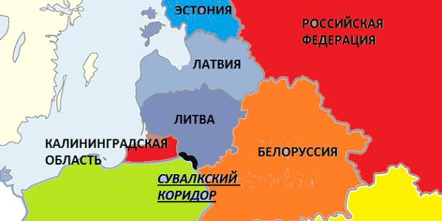 Сувалкский коридор на карте, кому он принадлежит и почему так важен