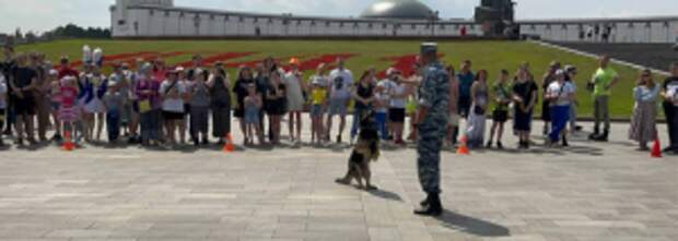 Преподаватели и слушатели филиала РШ СРС МВД России (г. Егорьевск) провели показательное выступление на Поклонной горе