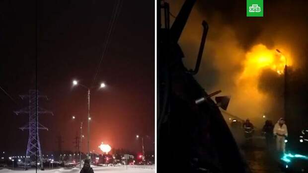 Под Ярославлем пылают цистерны с нефтью