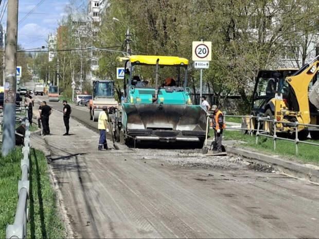 На улице Галкина в Туле стартовал капремонт